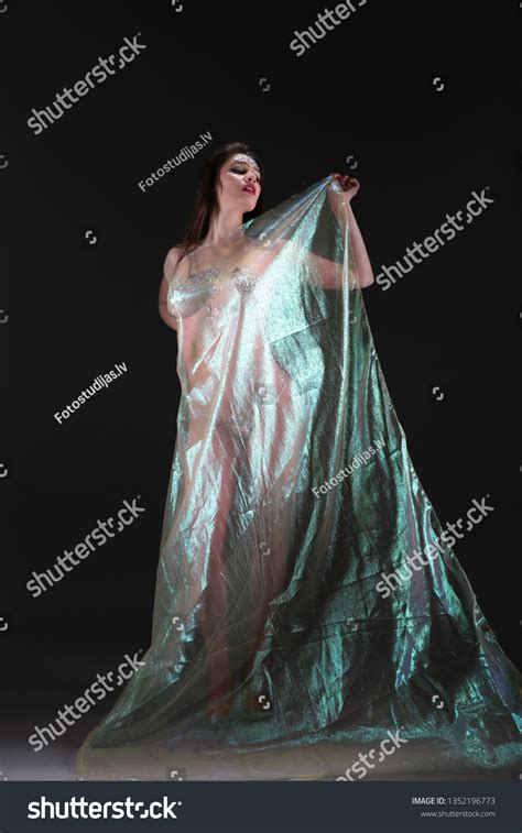 Sexy Brunette Beautiful Woman Posing Lingerie Stock Photo 1352196773 Shutterstock