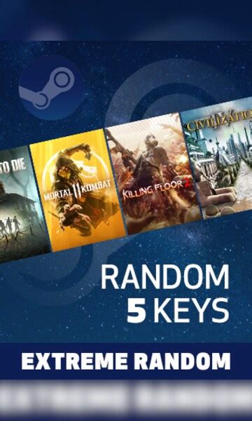 Kup Extreme Random 5 Keys PC Steam Klucz GLOBALNY Tanio G2A