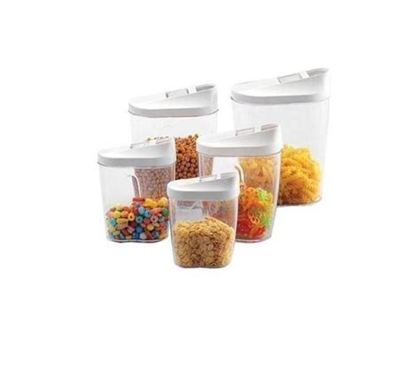 10 Pieces Plastic Cereal Container - weandusresources