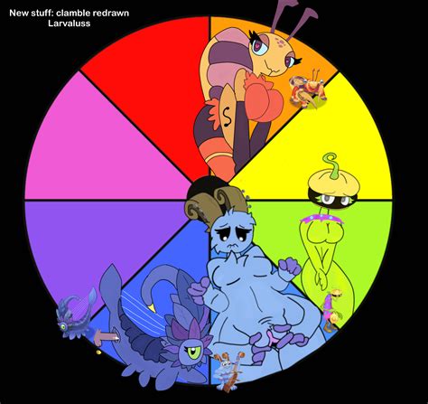 Rule 34 Blue Fur Bowgart Buzzinga Clamble Color Wheel Color Wheel Challenge Female Only