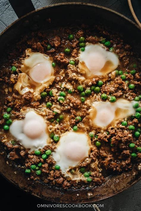 Cantonese Ground Beef Rice And Eggs 窝蛋牛肉 Omnivores Cookbook