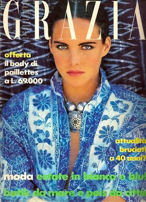 19 best images about Vintage Grazia Covers on Pinterest | Models, Vintage and Niki taylor