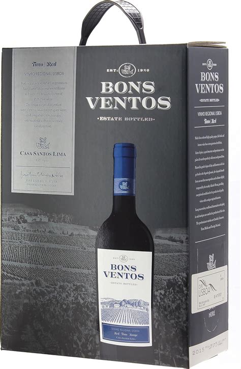 Vinho Tinto Portugu S Quinta De Bons Ventos Regional De Lisboa Bag In