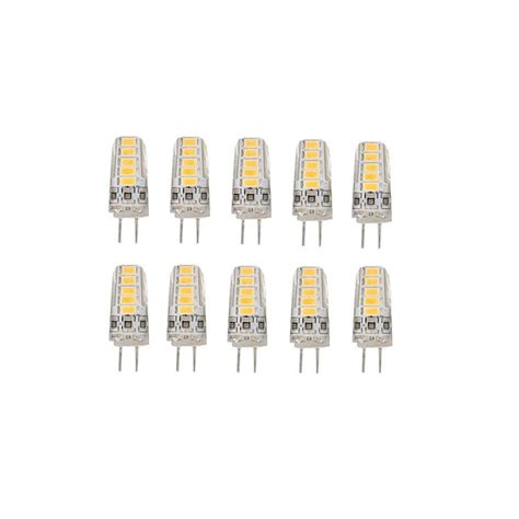 Set 10 X Becuri Led Rfan G4 Lumina Calda 3000k 3w Emag Ro