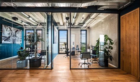 This Is An Office Behind The Maars Horizon Partition Wall Glass