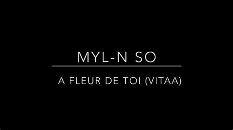 A Fleur De Toi Cover Vitaa Version Slimane Myl N So Vid O Dailymotion