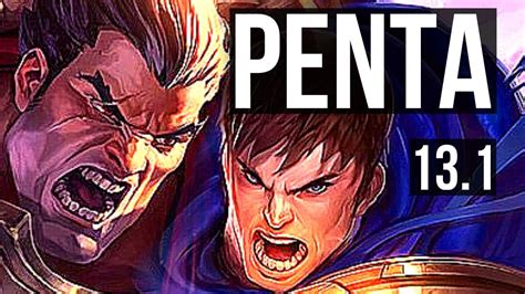 DARIUS Vs GAREN TOP Penta 14 0 4 Legendary 1200 Games 1 5M