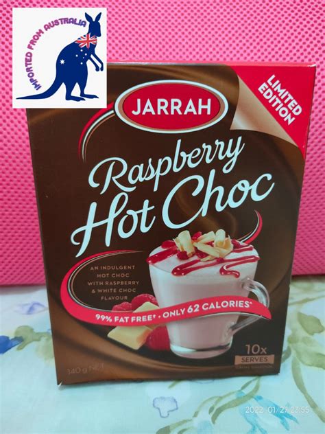 Jarrah Limited Edition Raspberry Hot Choco Sachets From
