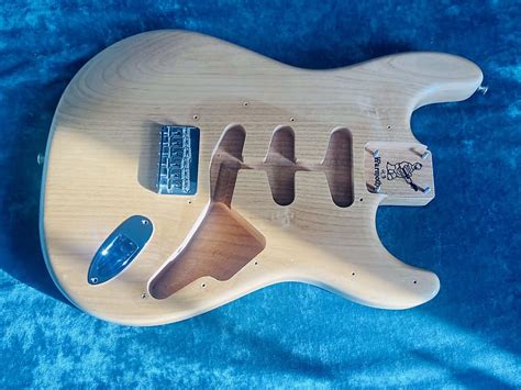 Warmoth Hardtail Strat Body Natural Reverb