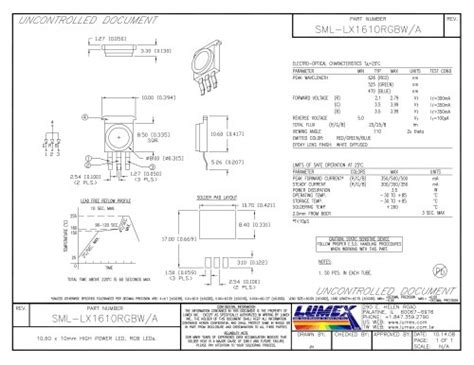 Smd Grb Leds Lumex Pdf Catalogs Technical Documentation