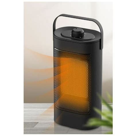 Mini Radiateur W Thermostat M Canique R Glable Noir Ynd D