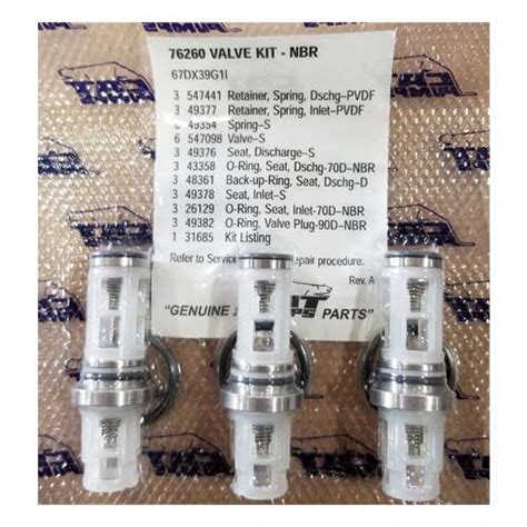 Pre Assembled Valve Kit For 67DX Pumps CAT Pumps 76260 Kleen Rite