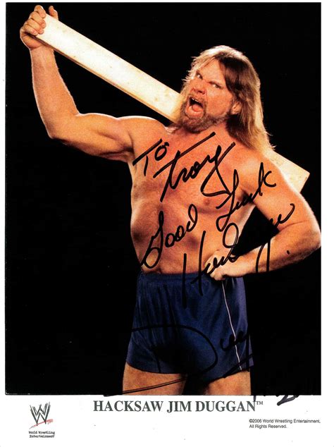 Hacksaw Jim Duggan Autographs - TTM Autograph