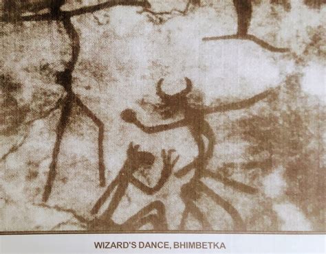 Wizard's Dance - Bhimbetka Rock Painting