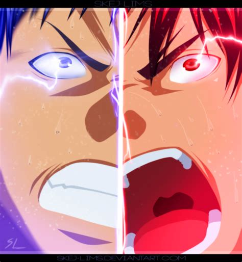 Aomine X Kagami Kuroko No Basuke Kuroko No Basket Kuroko No Basket