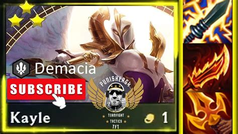 ⚔️ Gold Kayle ⭐⭐⭐6 Bastion 5 Demacia 🔥 Set 9 Tft Teamfighttactics 😎