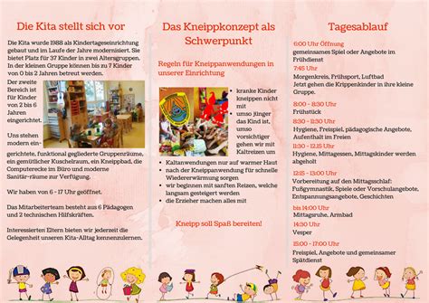 Tagesmutter Flyer Vorlagen