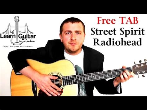 Street Spirit Fade Out Guitar Lesson Radiohead How To Play