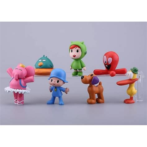 7 piezas Pocoyo Toys-figura de acción muñeca de juguete-- Sincero ...