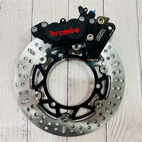 NVX V1 V2 NMAX ORIGINAL BREMBO P4 BLACK RED LOGO 4POT CALIPER SIAP