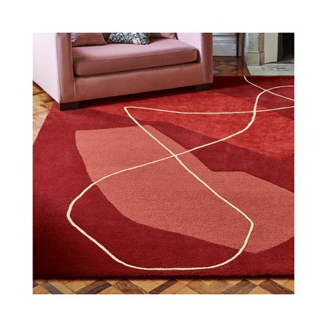 Tapis Duo Rouge Ou Ivoire Toulemonde Bochart Dimensions