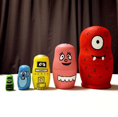 Yo Gabba Gabba Nesting Dolls Nesting Dolls Brush Pen Tableware