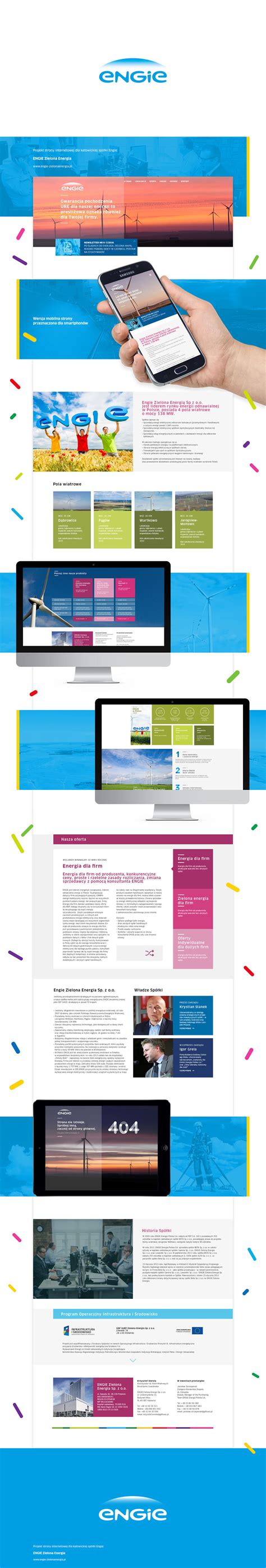 Engie Zielona Energia Website Behance