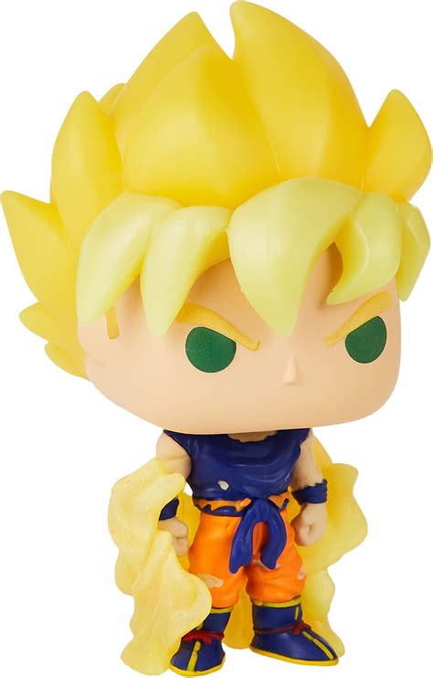 Funko Pop 860 Dragon Ball Z Super Saiyan Goku First Apperance Glow In The Dark Vinyl Figure