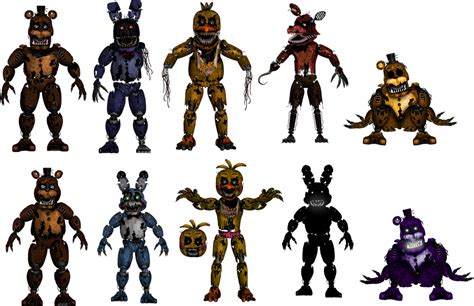 Nightmare Animatronics Fnaf2 By Alexander133official On Deviantart