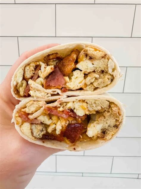 Bacon Breakfast Burrito Recipe - Jordo's World