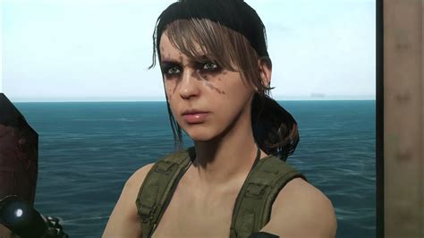 Mgsv The Phantom Pain Quiet Capture Cutscene Motherbase Cutscene