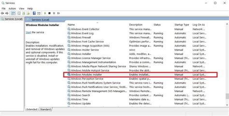 Where can I download Windows Modules Installer Service from?