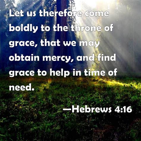 Let Us Therefore Come Boldly Unto The Throne Of Grace Kristi Anns