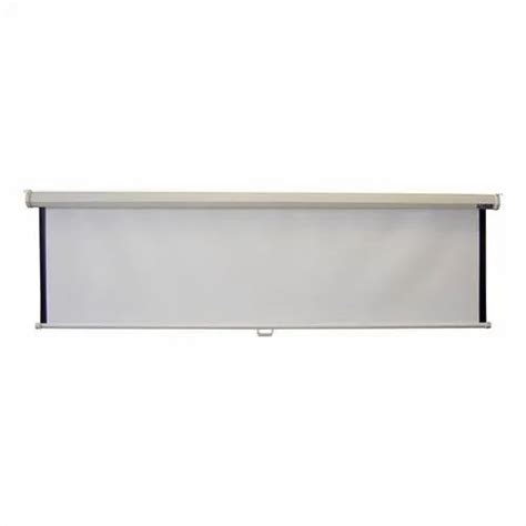 Wall Mount Roll Up Projector Screen Screen Size 60x80 Rs 4500