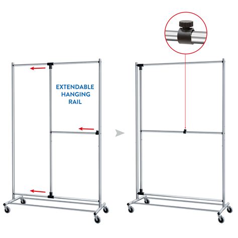 Tatkraft Marvel Schwerlast Kleiderst Nder Rollbar Einstellbar