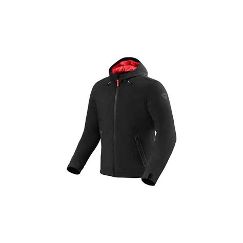 Revit Traffic H2O Softshell Motorradjacke Schwarz