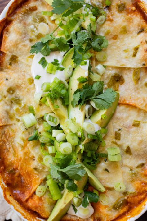 Green Chile Enchilada Casserole This Savory Vegan