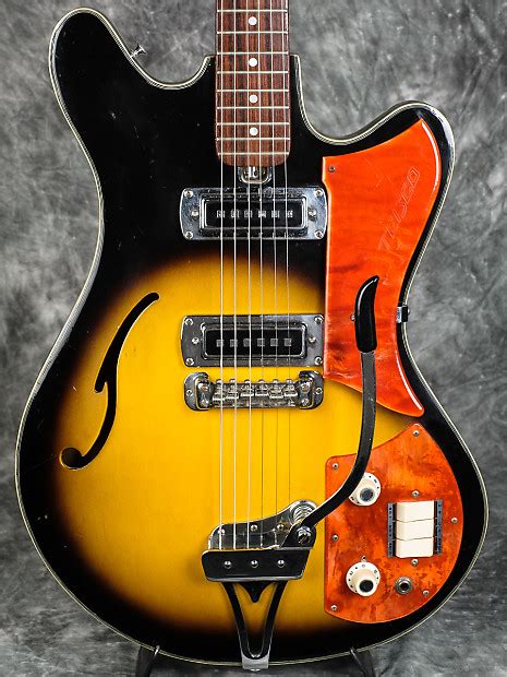 Teisco 60 S Sunburst Hollowbody Reverb