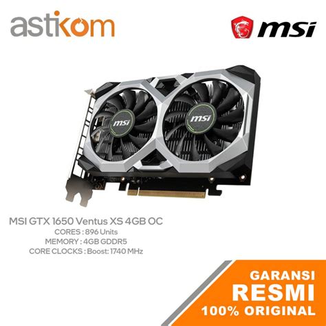 Jual Vga Card Msi Geforce Gtx Ventus Xs Ocv Gddr Shopee Indonesia