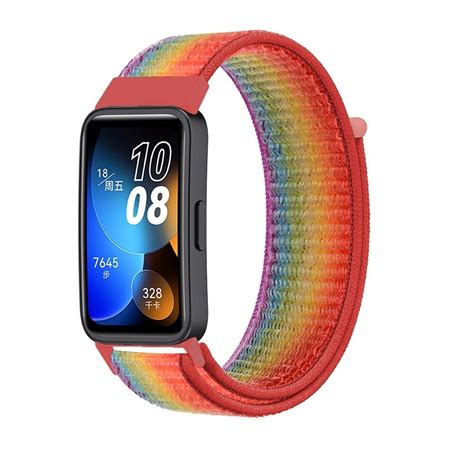 Huawei Band Nylon Bandje Regenboog Smartwatchbanden Nl