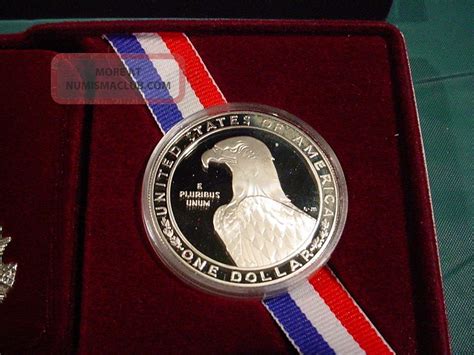 1983 S Olympic Discus Thrower Silver Dollar Proof Us And