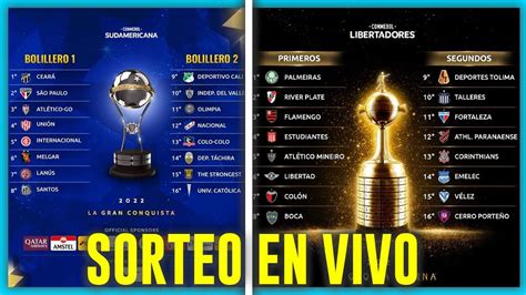 Sorteo De Los Octavos De Final De La Copa Libertadores Y Sudamericana