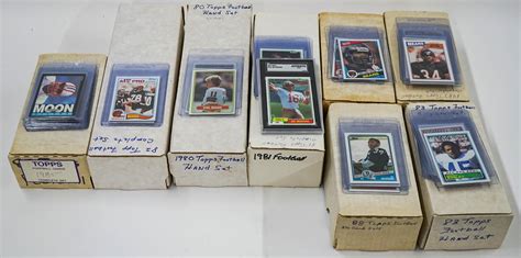 At Auction Topps Football Complete Sets