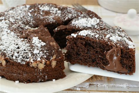 Torta Nua Alla Nutella Che Non Affonda Impasto Al Cioccolato Soffice