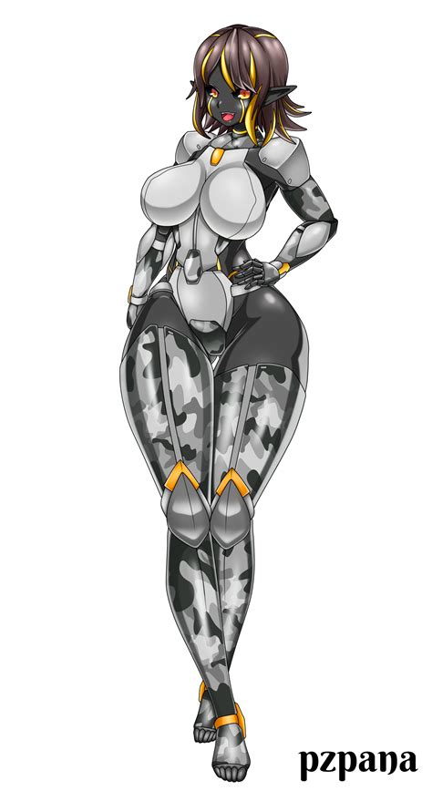 Rule 34 1girls Armor Armour Breasts Bust Busty Crossed Legs Curvaceous Curvy Figure Cyborg