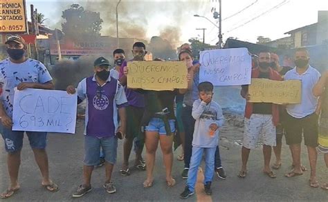 Moradores de Fundão fazem protesto na ES 010 Jornal Fatos e Notícias