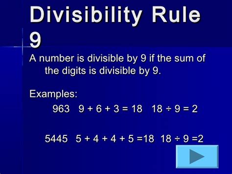 Divisibility Rules