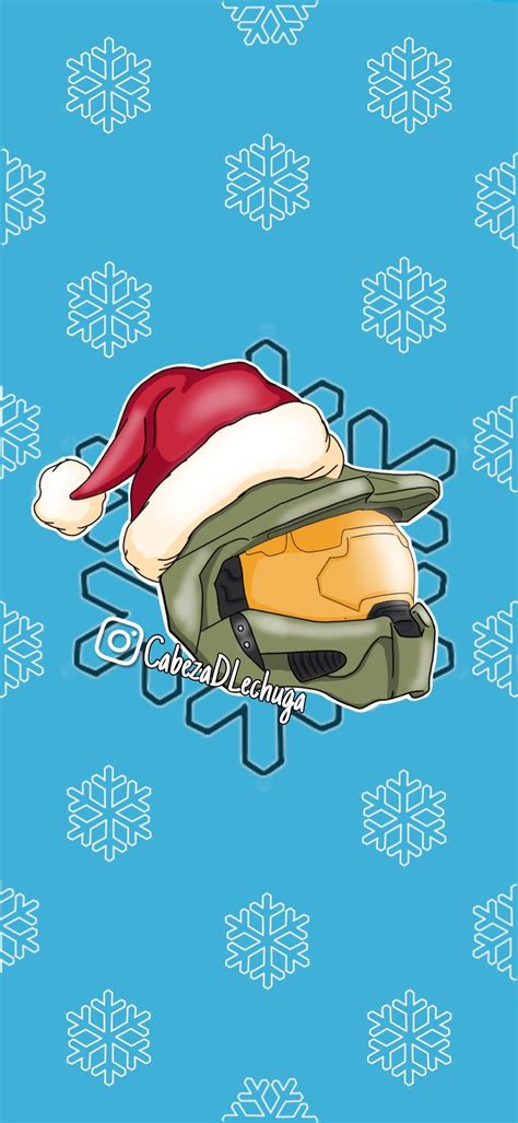 Master Chief Navideño Dibujos en cuadricula Navidad Jefe maestro