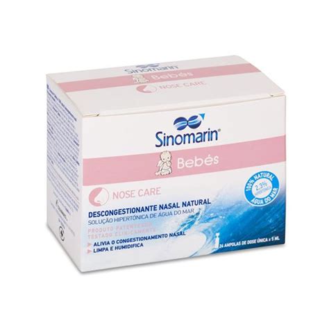 Sinomarin Bebes Limpieza Nasal 24 Viales Monodosis 5 Ml