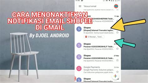 Cara Menghentikan Notifikasi Email Shopee Berhenti Berlangganan